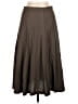 Assorted Brands Solid Brown Green Casual Skirt Size 6 (estimated) - photo 2