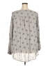 Torrid 100% Rayon Gray Long Sleeve Blouse Size 3X Plus (3) - photo 2