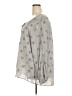 Torrid 100% Rayon Gray Long Sleeve Blouse Size 3X Plus (3) - photo 5