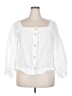 J.Crew White 3/4 Sleeve Blouse Size 2X - photo 1