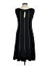 DressBarn Stripes Black Casual Dress Size 6 - photo 2