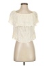Ecote Ivory Short Sleeve Blouse Size S - photo 1