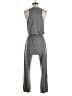 Socialite Metallic Gray Jumpsuit Size S - photo 2
