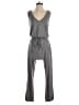 Socialite Metallic Gray Jumpsuit Size S - photo 1