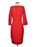Express Solid Red Casual Dress Size S - photo 2