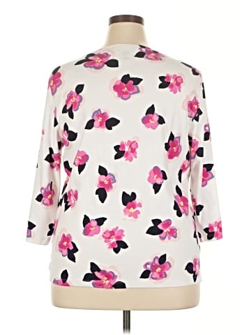 Karen Scott 3/4 Sleeve T-Shirt (view 2)