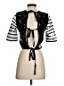 Zara Silver 3/4 Sleeve Top Size S - photo 2