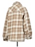 Love Tree 100% Polyester Plaid Tan Coat Size S - photo 2