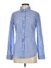J.Crew Factory Store Checkered-gingham Blue Long Sleeve Button-Down Shirt Size XS - photo 1