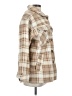 Love Tree 100% Polyester Plaid Tan Coat Size S - photo 4