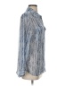 TWO by Vince Camuto 100% Polyester Paisley Blue Long Sleeve Blouse Size S - photo 4