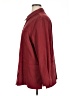 Bechamel Solid Burgundy Long Sleeve Blouse Size 1X - photo 5