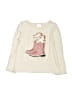 Gymboree 100% Cotton Ivory Long Sleeve T-Shirt Size 3T - photo 1
