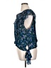 Banana Republic 100% Polyester Blue Sleeveless Blouse Size XL - photo 5