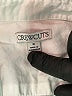 Crewcuts 100% Cotton Solid Ivory White Short Sleeve Button-Down Shirt Size 12 - photo 3