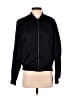 American Eagle Outfitters 100% Acrylic Solid Black Track Jacket Size M - photo 1