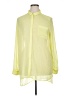 Halogen 100% Polyester Yellow Long Sleeve Blouse Size XL - photo 1