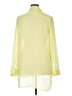 Halogen 100% Polyester Yellow Long Sleeve Blouse Size XL - photo 2