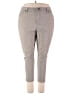 Tahari Solid Gray Khakis Size 18 - photo 1