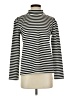 Talbots Stripes Black Long Sleeve Top Size XS - photo 1