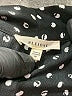 Pleione 100% Polyester Polka Dots Black Short Sleeve Blouse Size M - photo 7