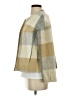 Zara Basic Plaid Gold Ivory Coat Size S - photo 5