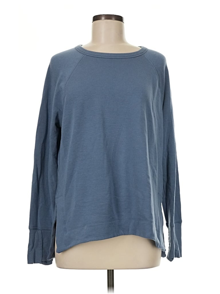 Pre-owned Athleta Sweatshirt In Blue