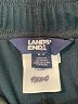 Lands' End 100% Polyester Solid Black Athletic Shorts Size 10 - 12 - photo 3