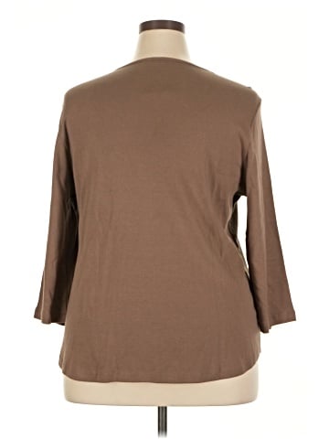 Karen Scott 3/4 Sleeve Blouse (view 2)