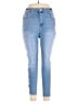 Wax Jean Solid Blue Jeans Size 14 - photo 1