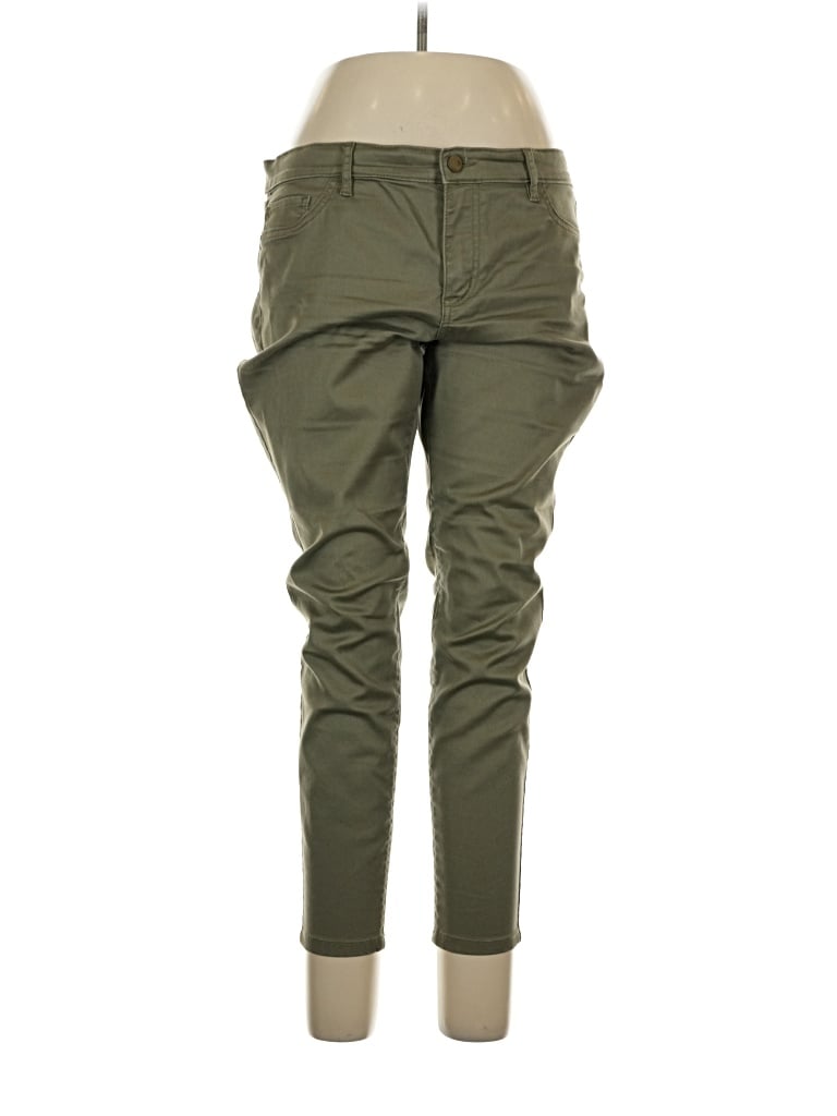 Pre-owned New York And Company Cargo Pants In Green