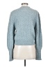 The Westside Blue Wool Pullover Sweater Size S - photo 2