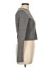 Alice + Olivia Metallic Gray Wool Pullover Sweater Size L - photo 4