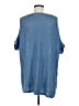 Peruvian Connection 100% Pima Cotton Blue Poncho Size Med - Lg - photo 2