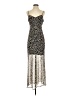 Sanctuary Animal Print Silver Cocktail Dress Size XS - photo 1