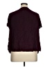 Evri Burgundy Short Sleeve Blouse Size 1X - photo 2