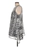 Fever 100% Polyester Silver Sleeveless Blouse Size L - photo 5