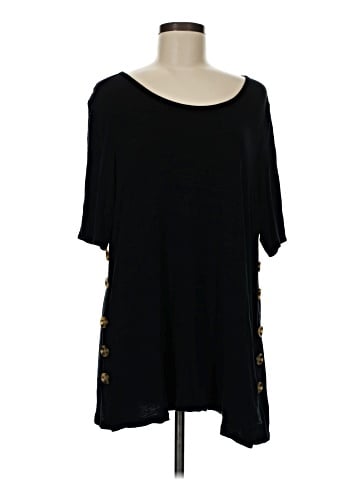 MULTIPLES Short Sleeve Top (view 1)