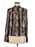 Unbranded Floral Black Long Sleeve Blouse Size M - photo 1