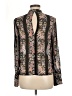 Unbranded Floral Black Long Sleeve Blouse Size M - photo 2