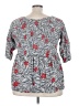 J.Jill Gray 3/4 Sleeve Blouse Size 3X - photo 2