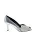 Stuart Weitzman Silver Heels Size 7 1/2 - photo 1