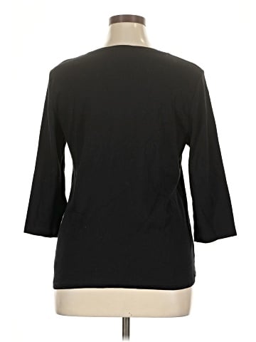 Karen Scott 3/4 Sleeve Top (view 2)