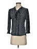 Adrianna Papell Black Long Sleeve Polo Size XS - photo 1