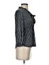 Adrianna Papell Black Long Sleeve Polo Size XS - photo 4
