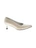 Stuart Weitzman Ivory Silver Heels Size 6 1/2 - photo 1