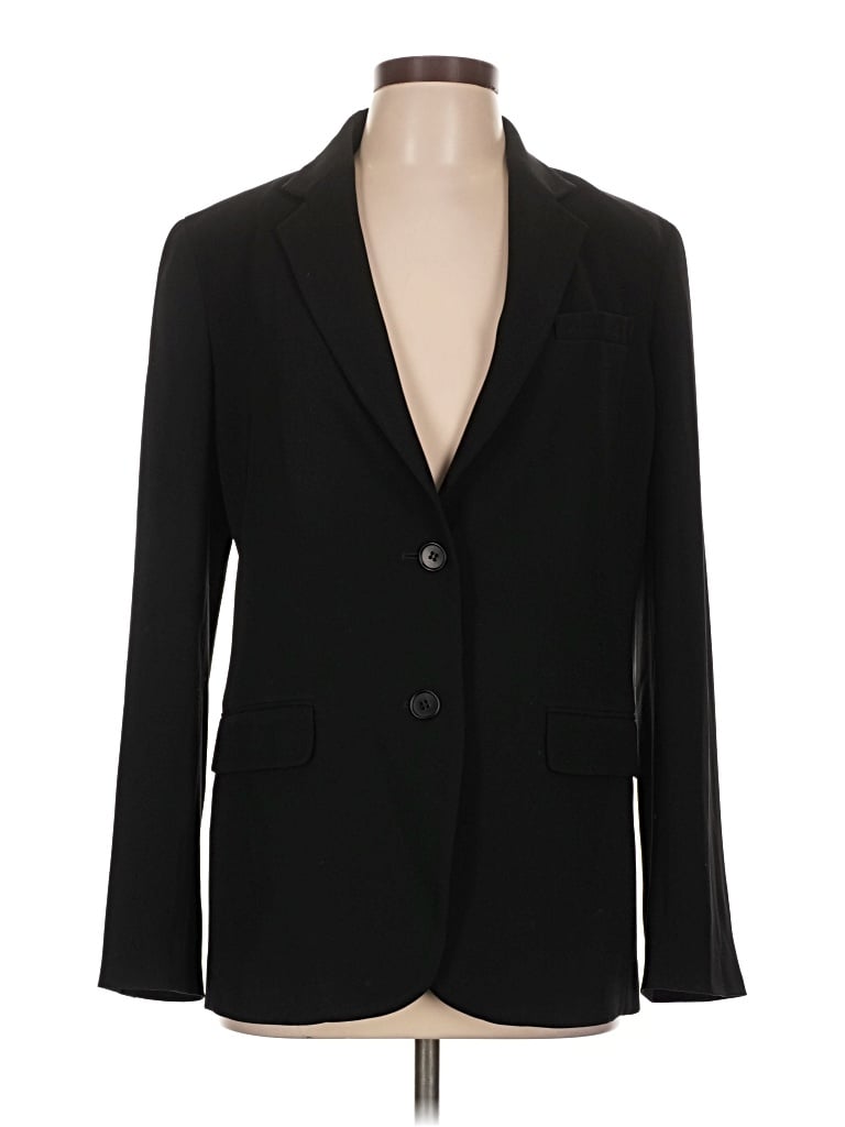 Pre-owned Talbots Blazer Jacket In Black