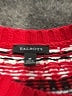 Talbots Argyle Red Cardigan Size M - photo 7