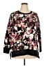 Lularoe Floral Black Pullover Sweater Size 3X - photo 1