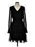 Taylor Polka Dots Black Cocktail Dress Size 12 - photo 1